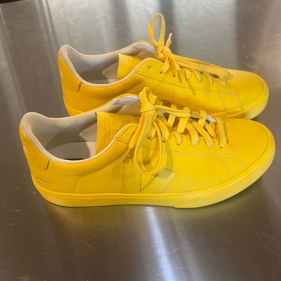 Veja Women's Sneakers in Bright Yellow Veja x Mansur Gavriel Limited Edition - Picture 1 of 5